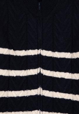 Erkek Çocuk Fermuarlı Lacivert Triko Hırka - 50295651004