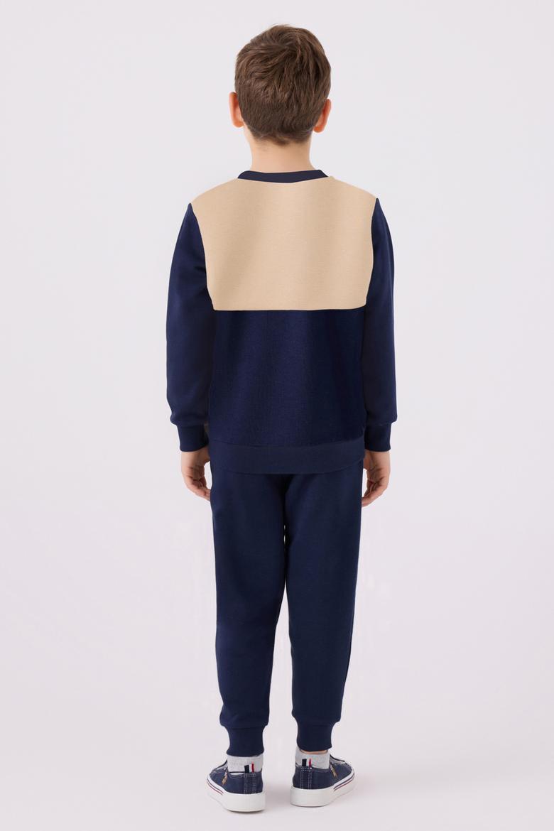 Erkek Çocuk Bej Pijama Takımı - 50299489015