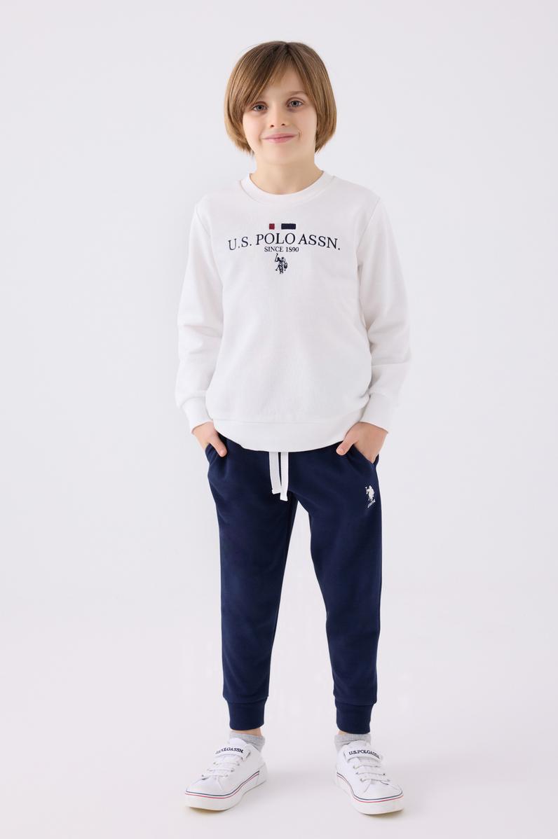 Erkek Çocuk Krem Pijama Takımı