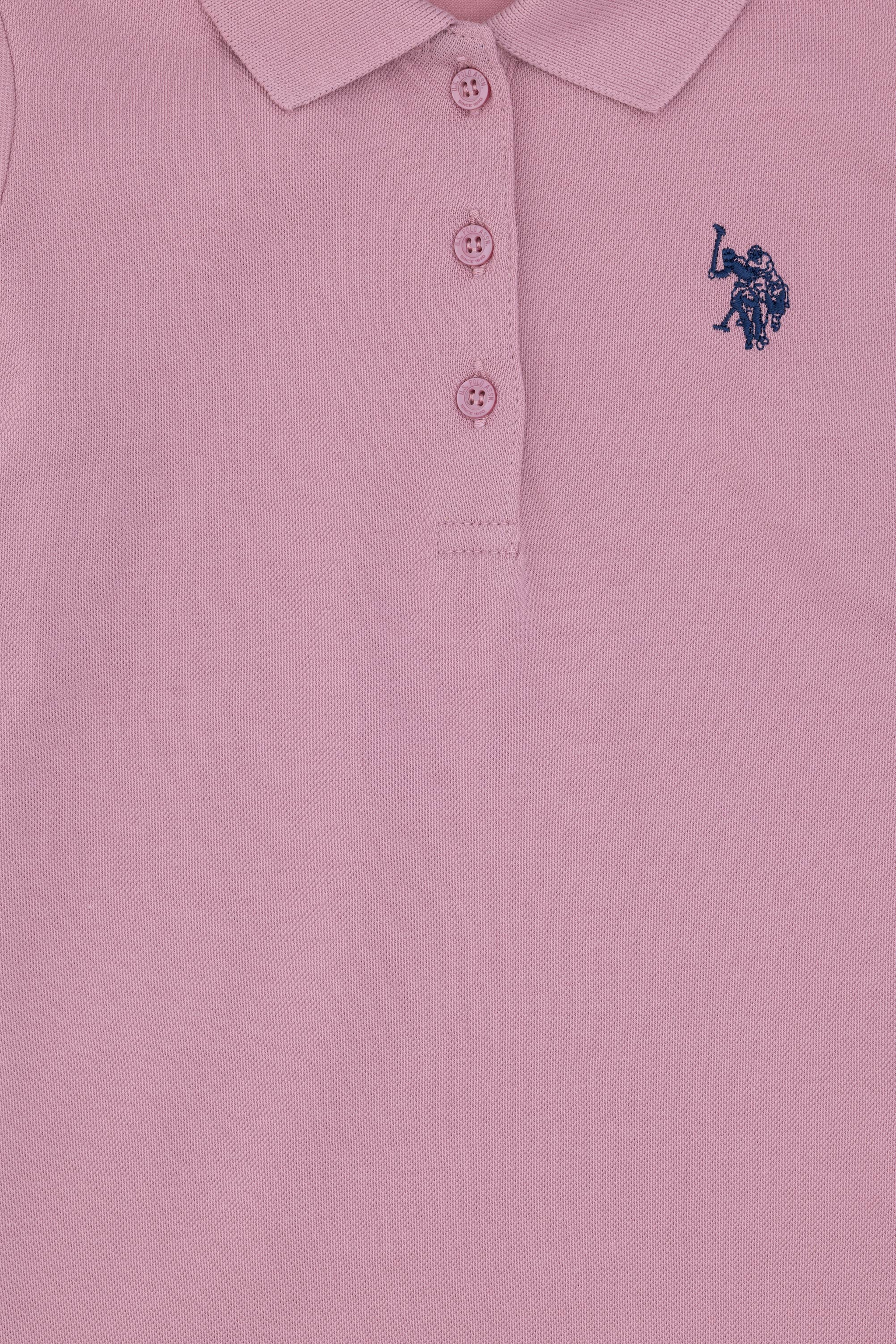 Kız Çocuk Manolya Polo Yaka Basic Sweatshirt - Image 3