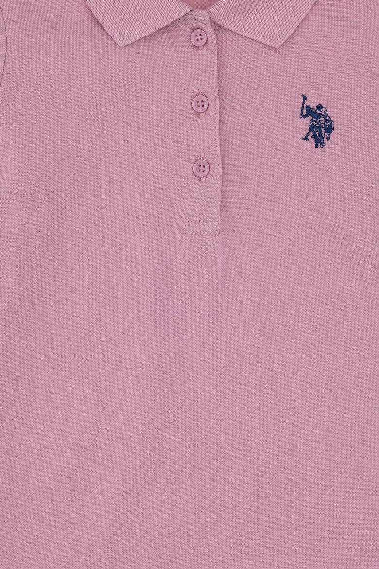 Kız Çocuk Manolya Polo Yaka Basic Sweatshirt - 50256174080