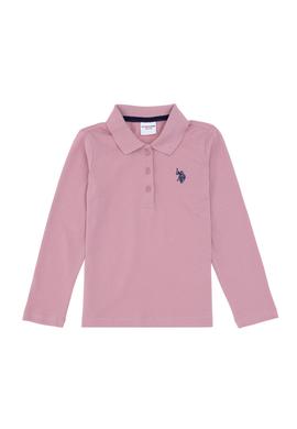 Kız Çocuk Manolya Polo Yaka Basic Sweatshirt - 50256174080