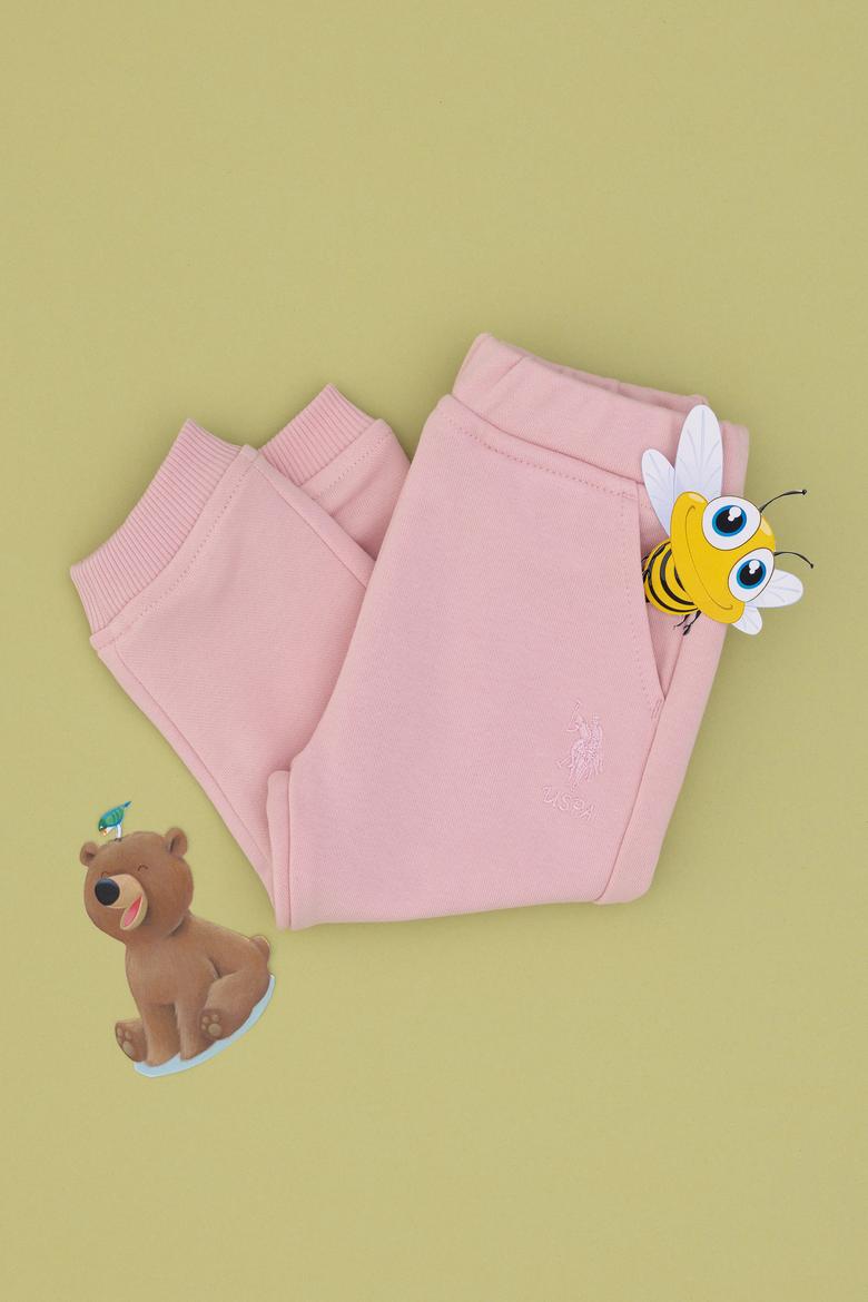 Kız Bebek Toz Pembe Eşofman Altı