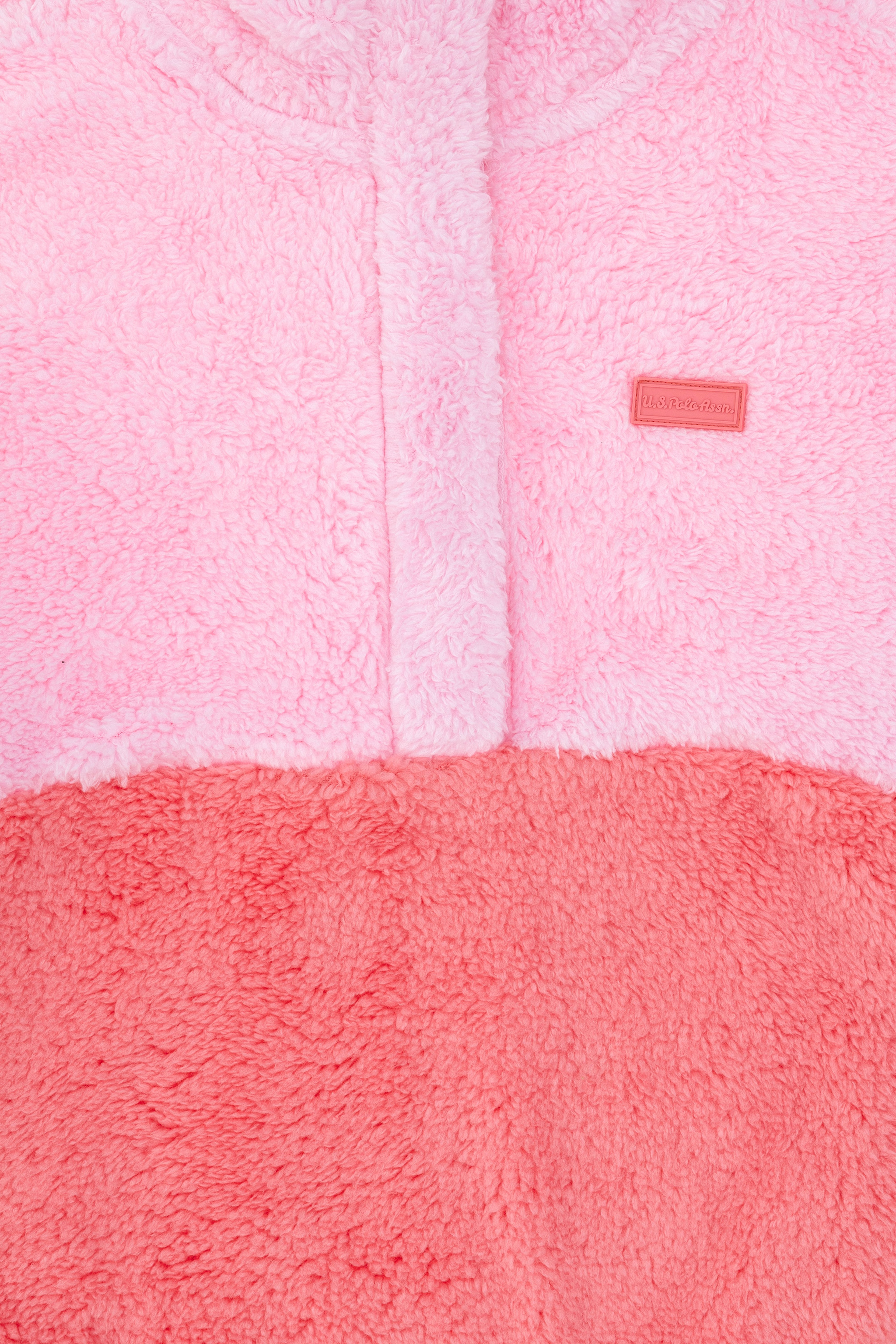 Kız Çocuk Pembe Polar Sweatshirt