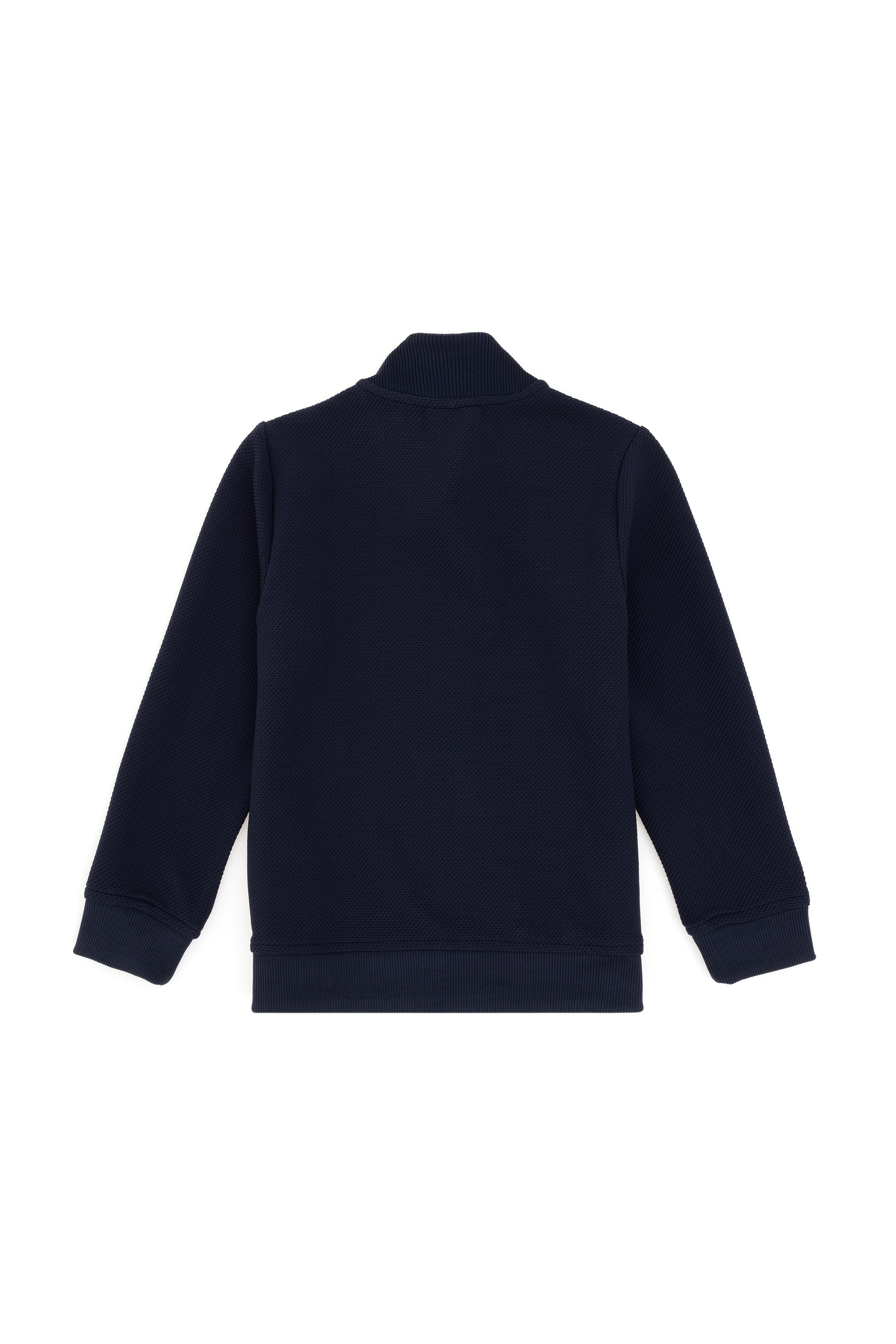 Erkek Çocuk Fermuarlı Lacivert Sweatshirt
