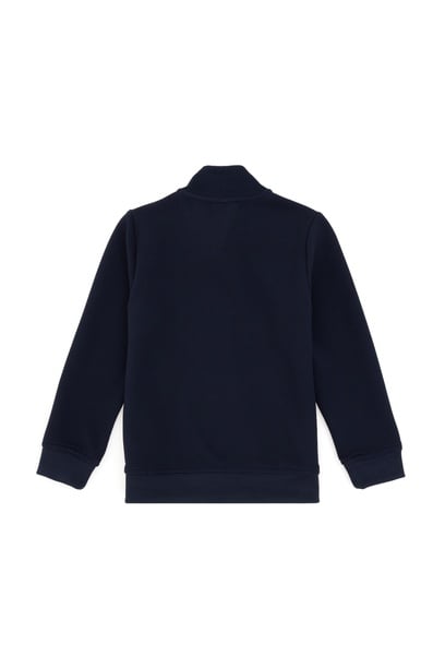 Erkek Çocuk Fermuarlı Lacivert Sweatshirt