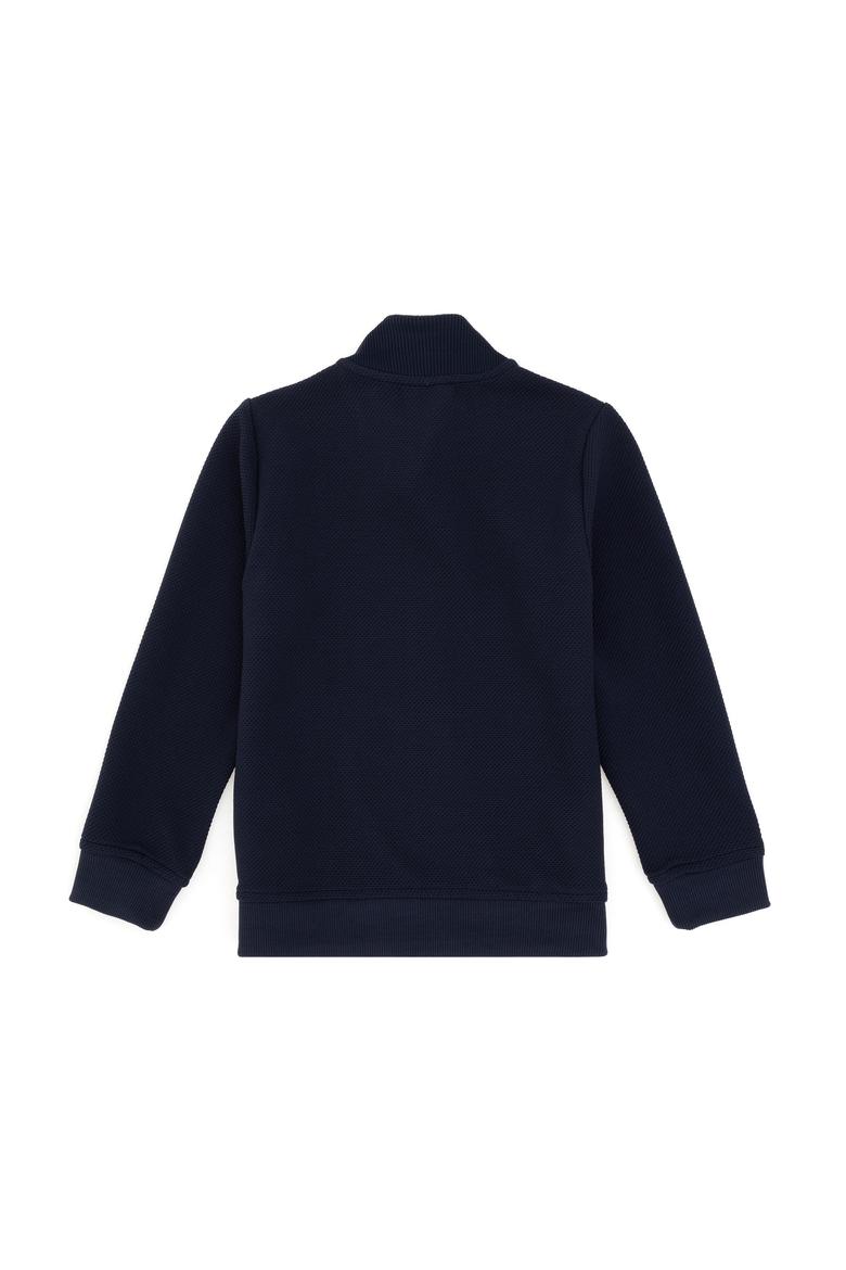 Erkek Çocuk Fermuarlı Lacivert Sweatshirt - 50290751005