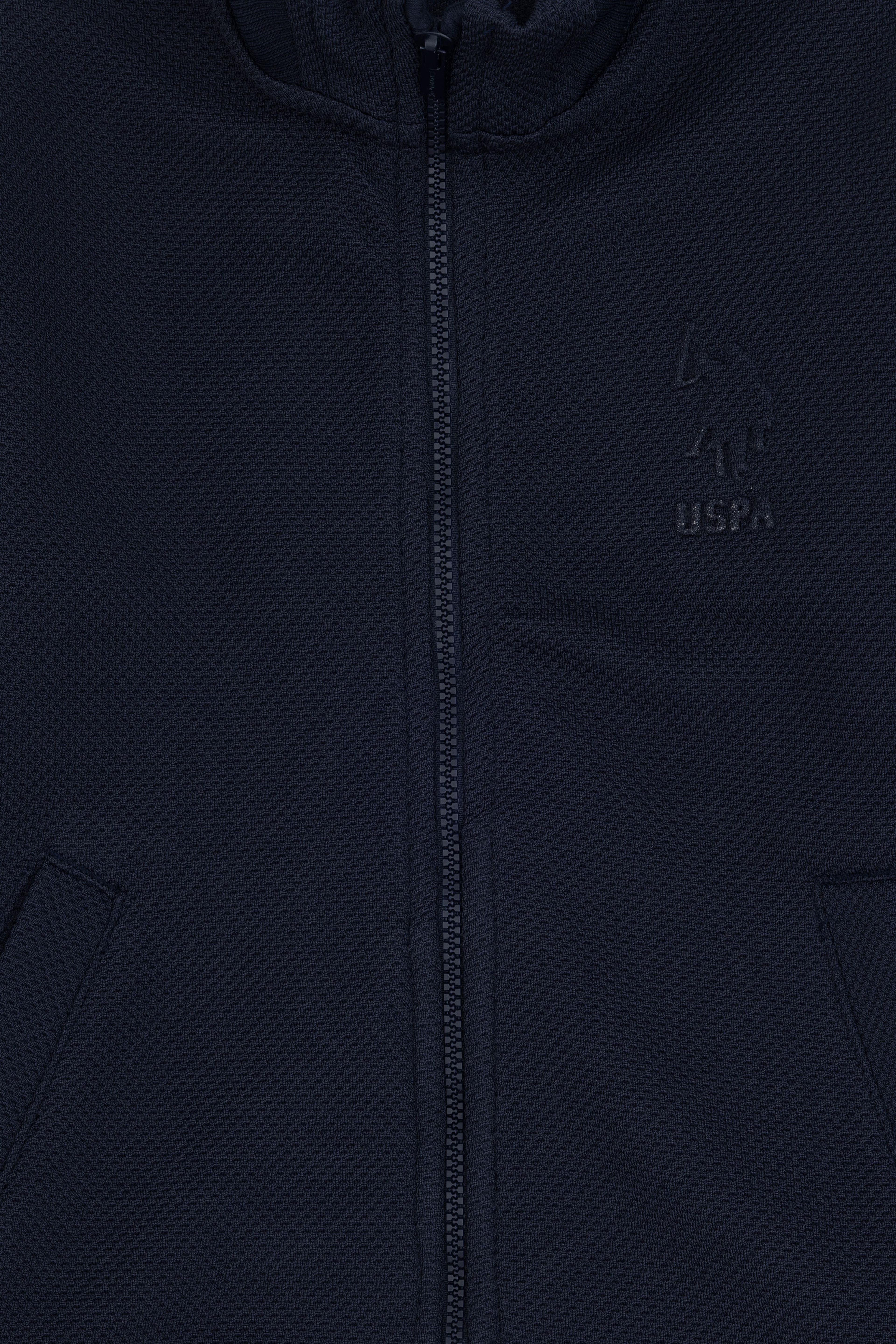 Erkek Çocuk Fermuarlı Lacivert Sweatshirt