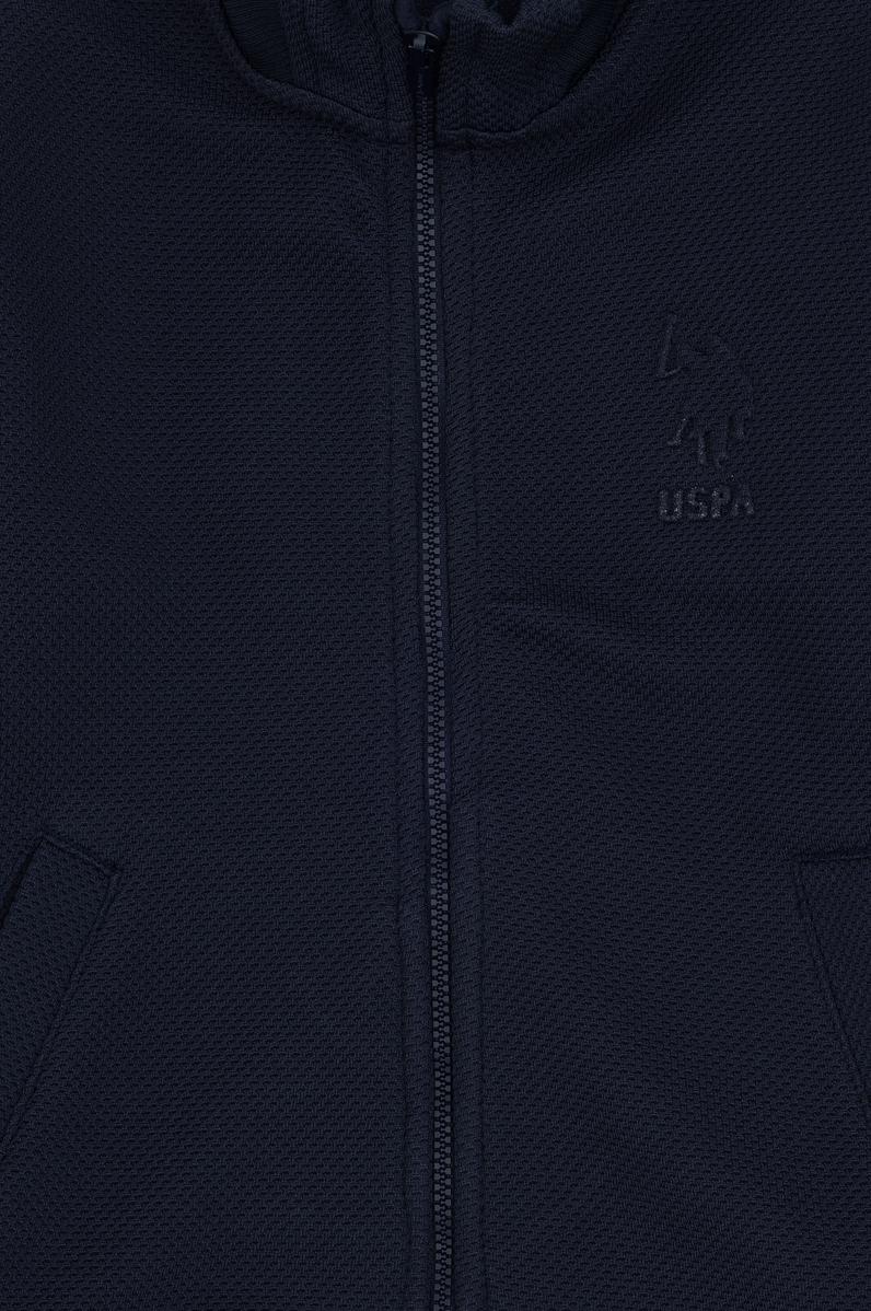 Erkek Çocuk Fermuarlı Lacivert Sweatshirt