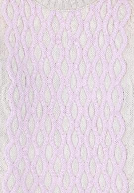 Kız Çocuk Krem Bisiklet Yaka Kazak - 50293126019