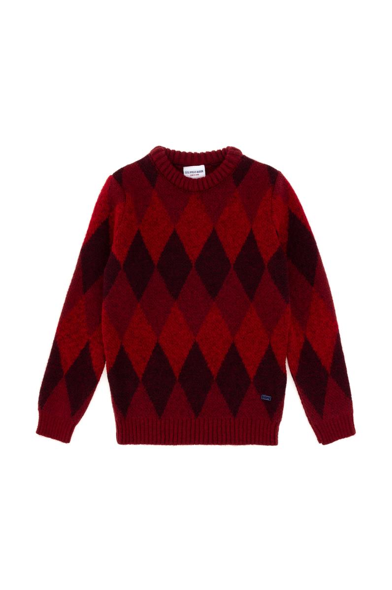 Erkek Çocuk Vişne Kazak