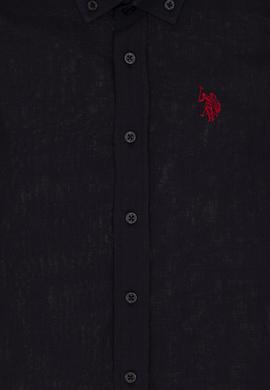 Erkek Çocuk Siyah Uzun Kollu Basic Gömlek - 50306583080