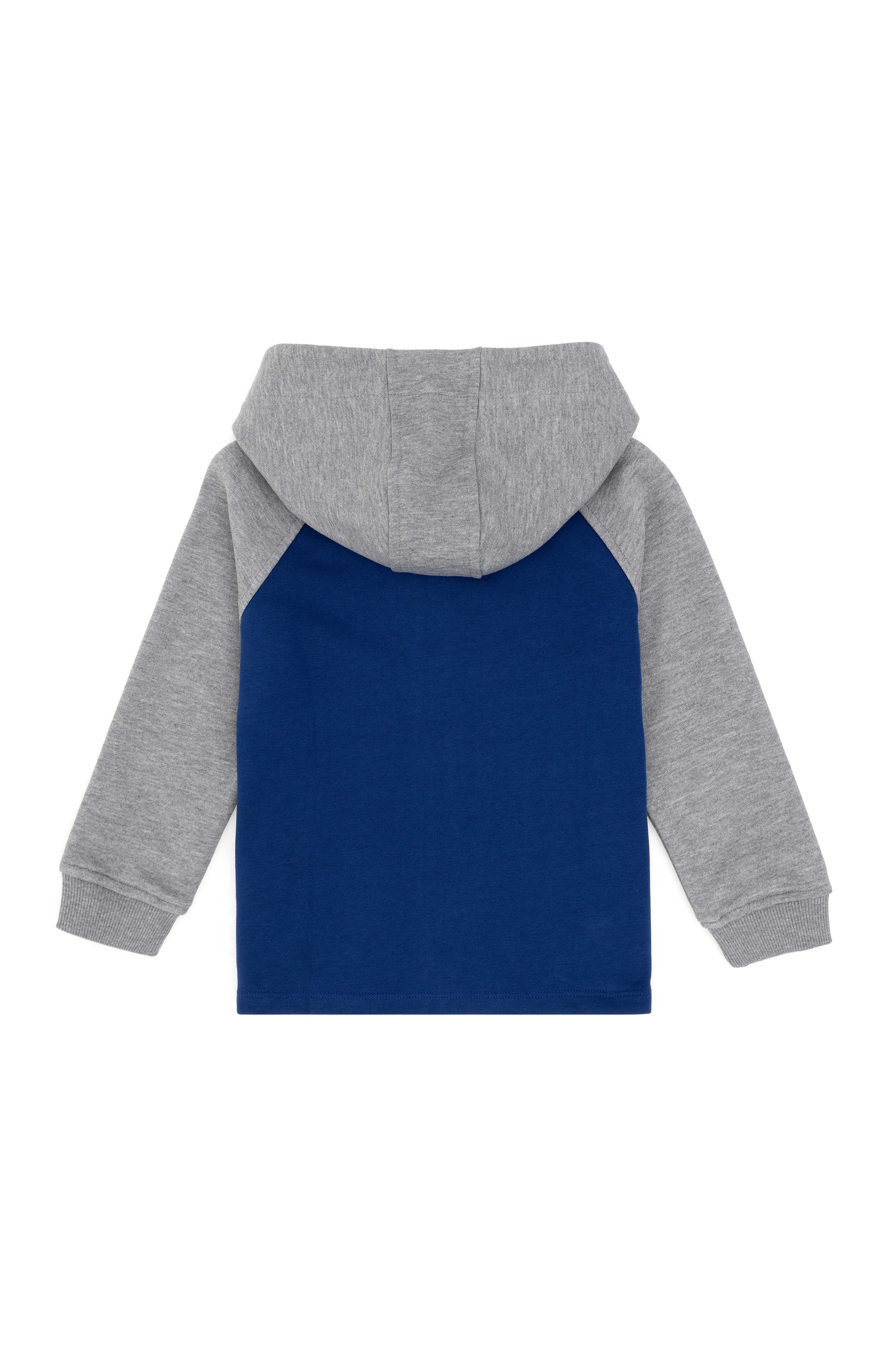 Erkek Çocuk Fermuarlı Kapüşonlu İndigo Sweatshirt - Image 4