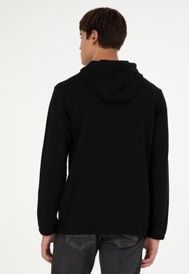 Erkek Siyah Sweatshirt - 50293310043