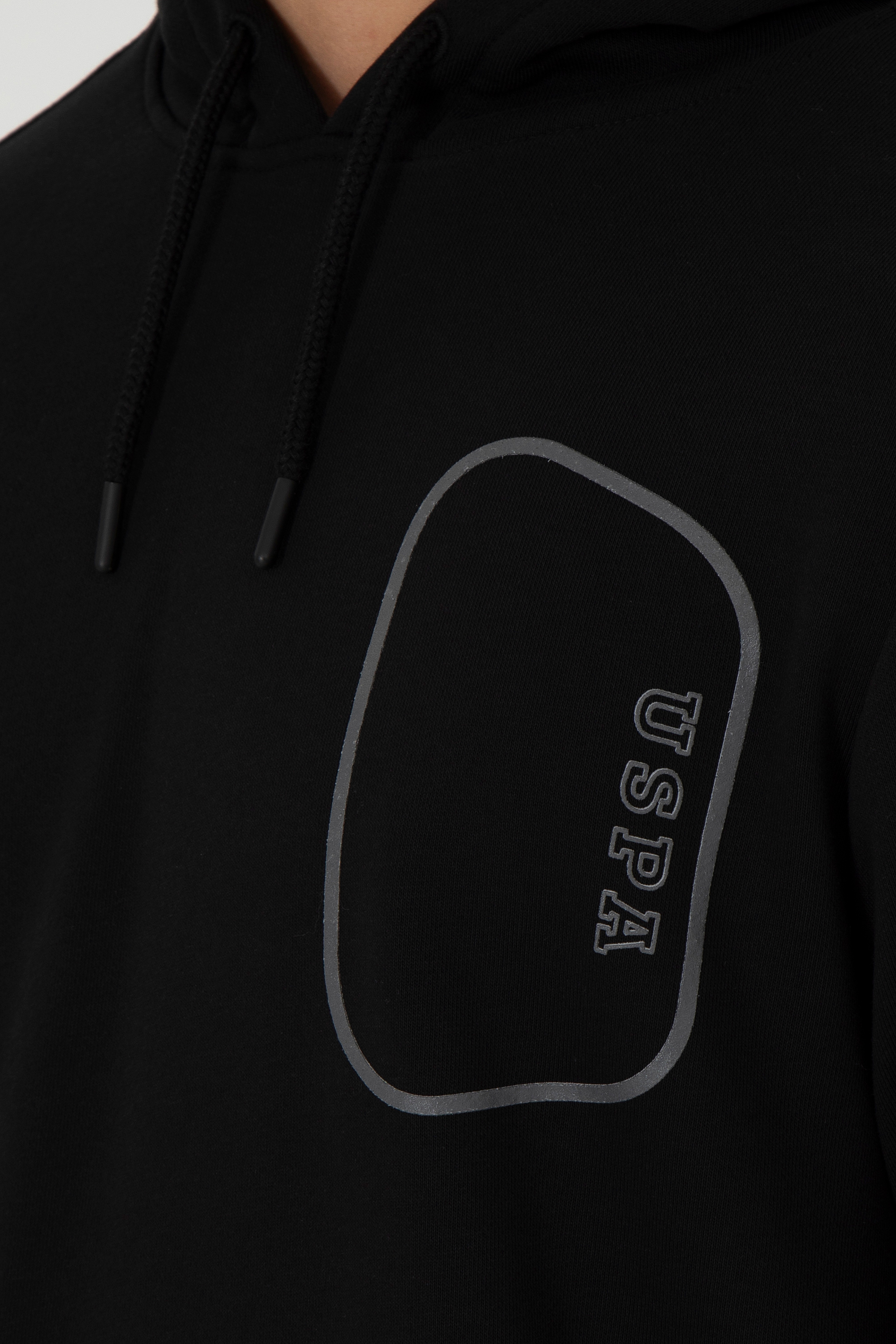 Erkek Siyah Sweatshirt - Image 7