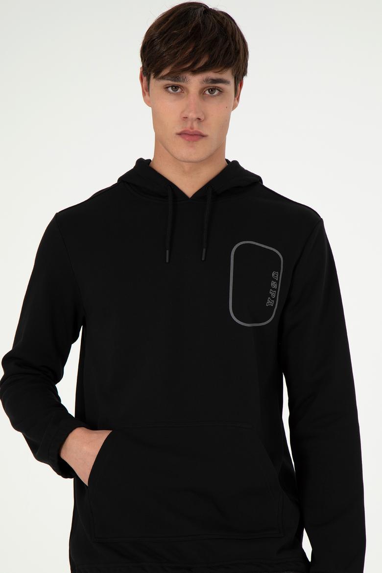 Erkek Siyah Sweatshirt - 50293310043