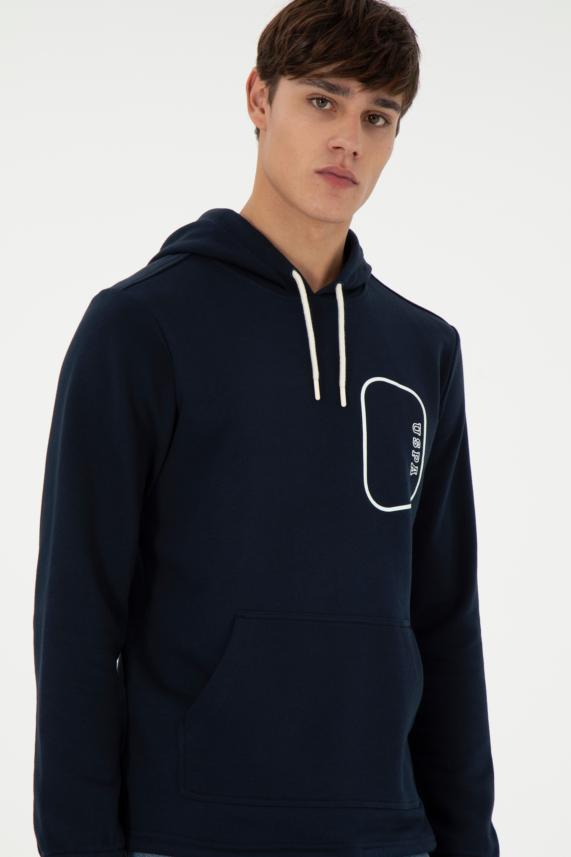 Erkek Lacivert Sweatshirt - Image 3