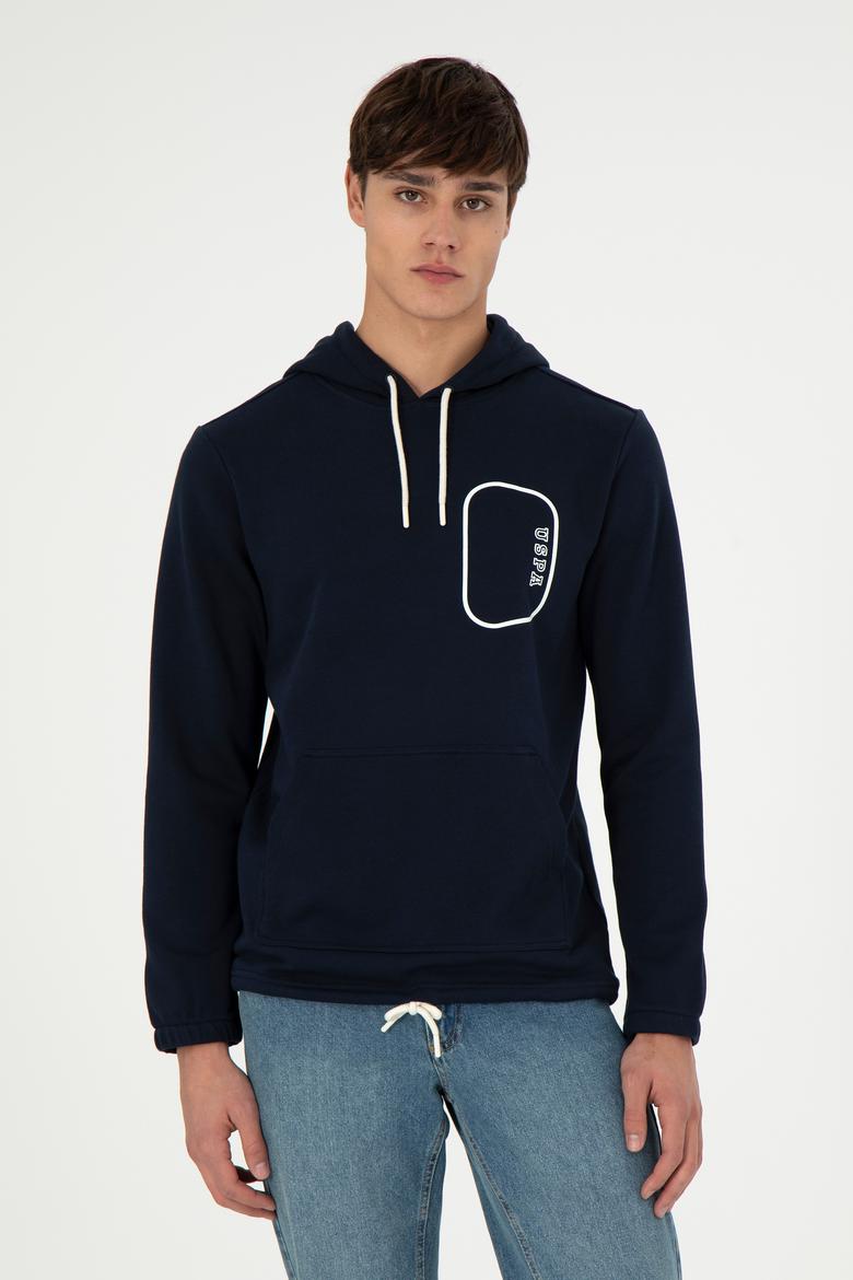 Erkek Lacivert Sweatshirt