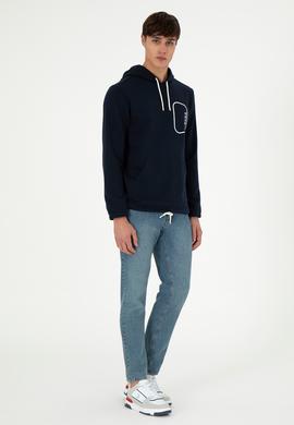 Erkek Lacivert Sweatshirt - 50293310006