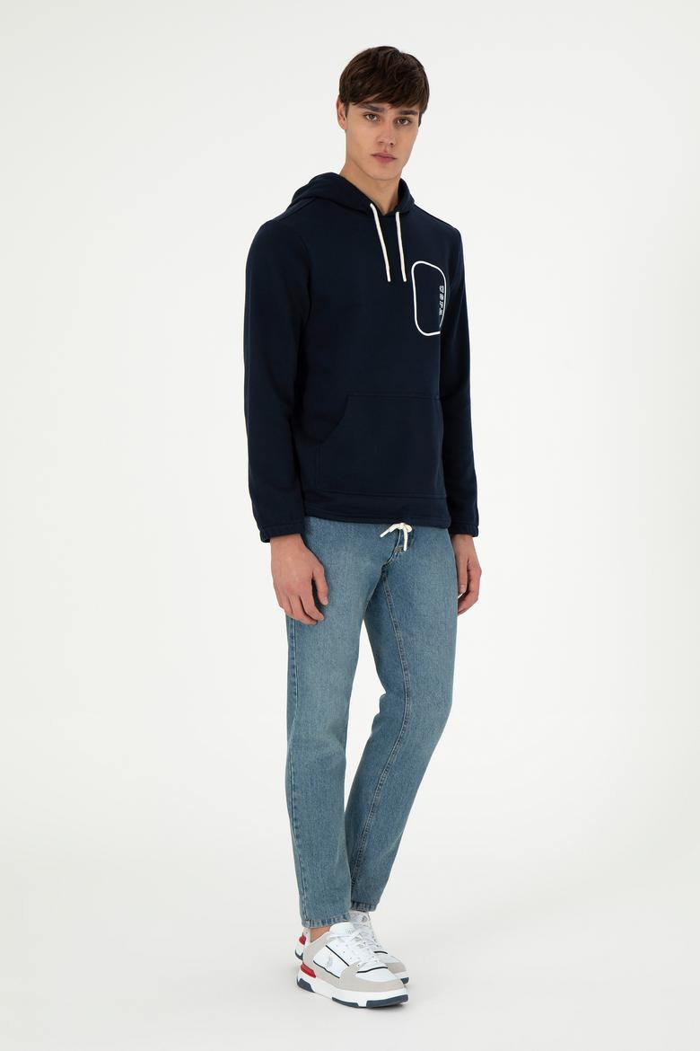 Erkek Lacivert Sweatshirt - 50293310006