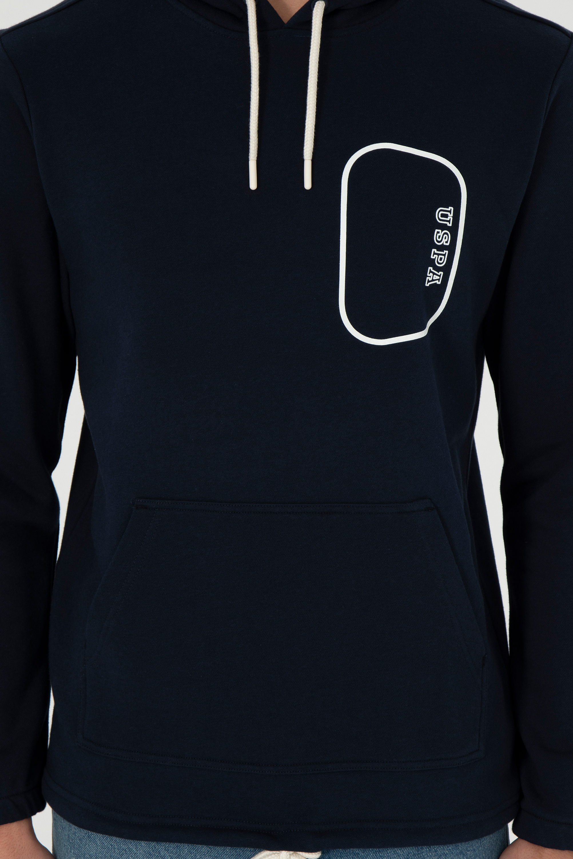 Erkek Lacivert Sweatshirt - Image 6