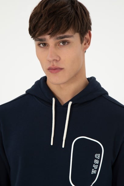 Erkek Lacivert Sweatshirt