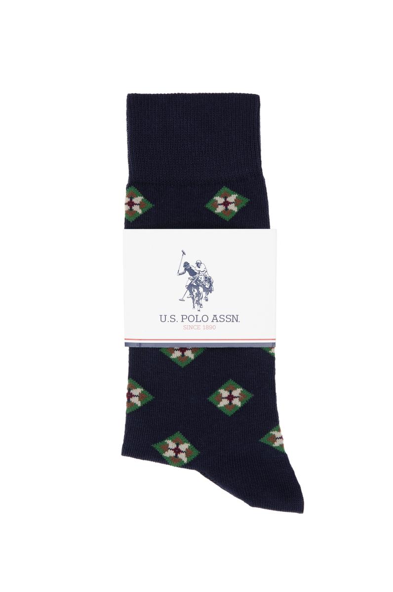 Erkek Lacivert 3'lü Soket Çorap