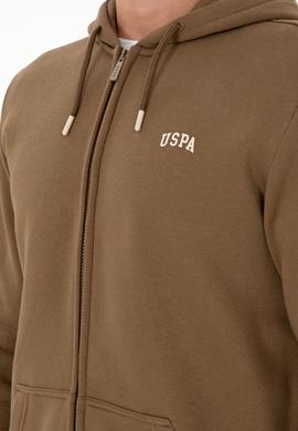 Erkek Haki Şardonlu Örme Hırka - 50293146046