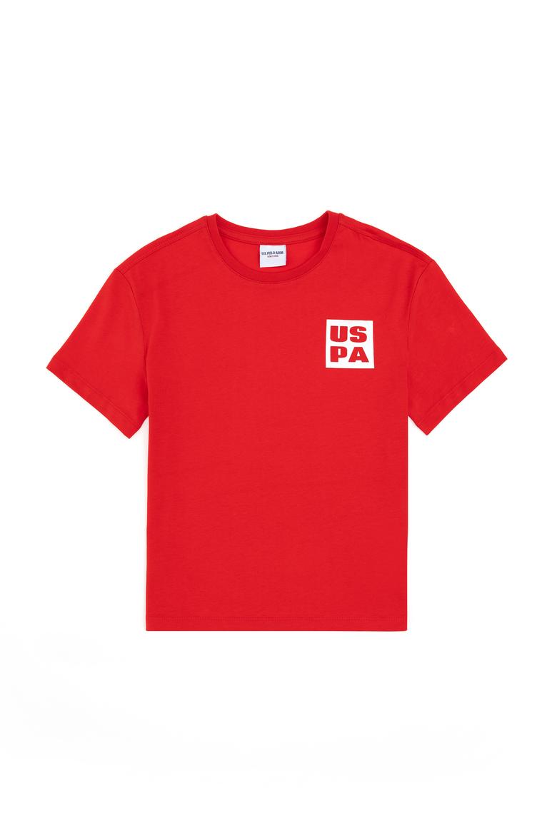 Erkek Çocuk Kırmızı Basic Tişört - 50295447027