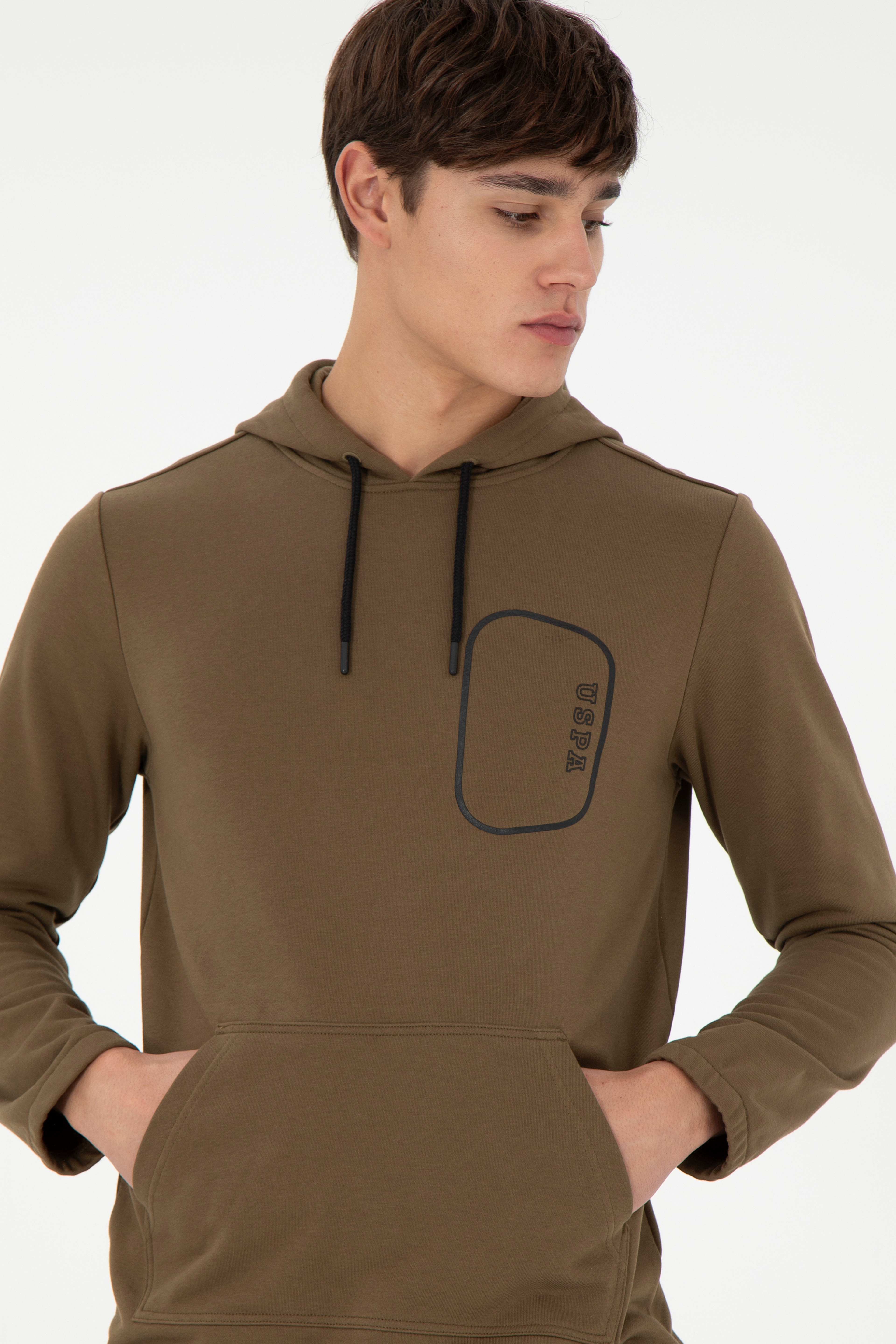 Erkek Haki Sweatshirt