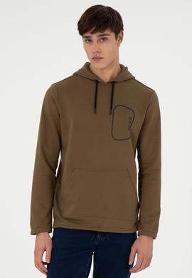 Erkek Haki Sweatshirt - 50293310037