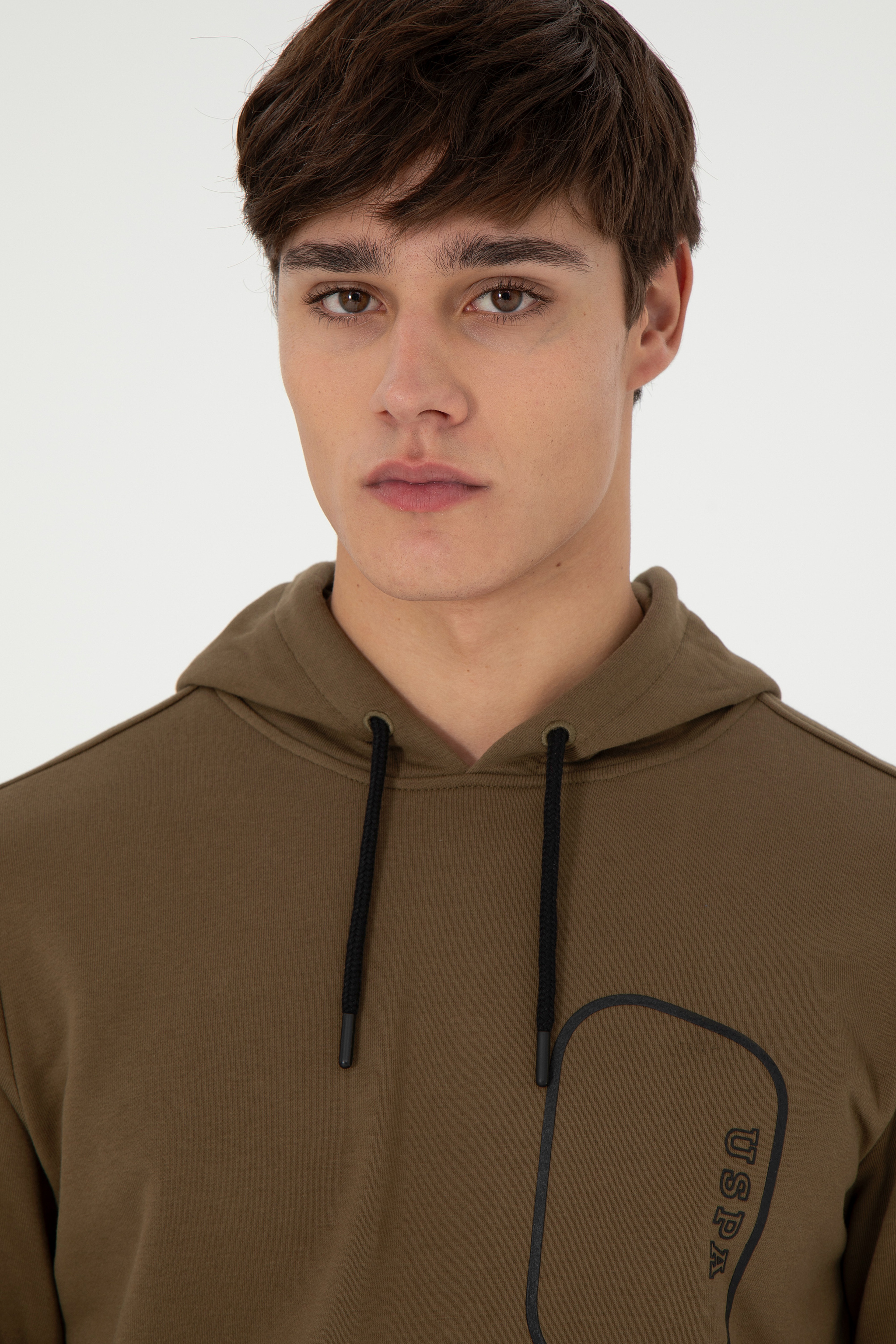 Erkek Haki Sweatshirt