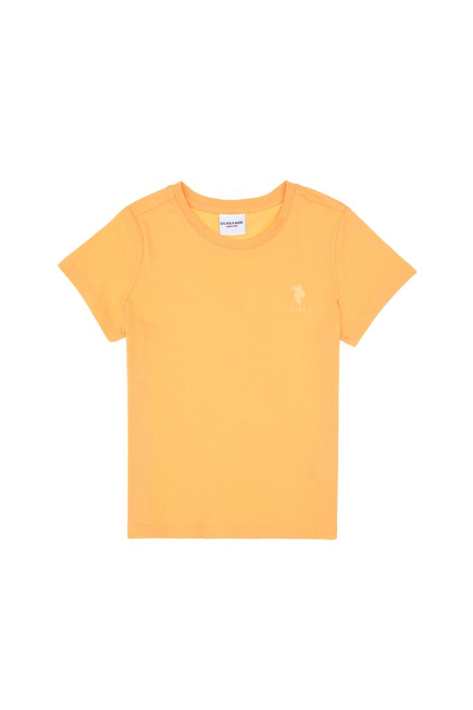 Erkek Çocuk Kavun Basic Bisiklet Yaka Tişört