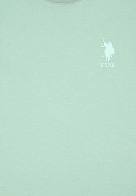 Erkek Çocuk Su Yeşili Basic Bisiklet Yaka Tişört - 50306502044