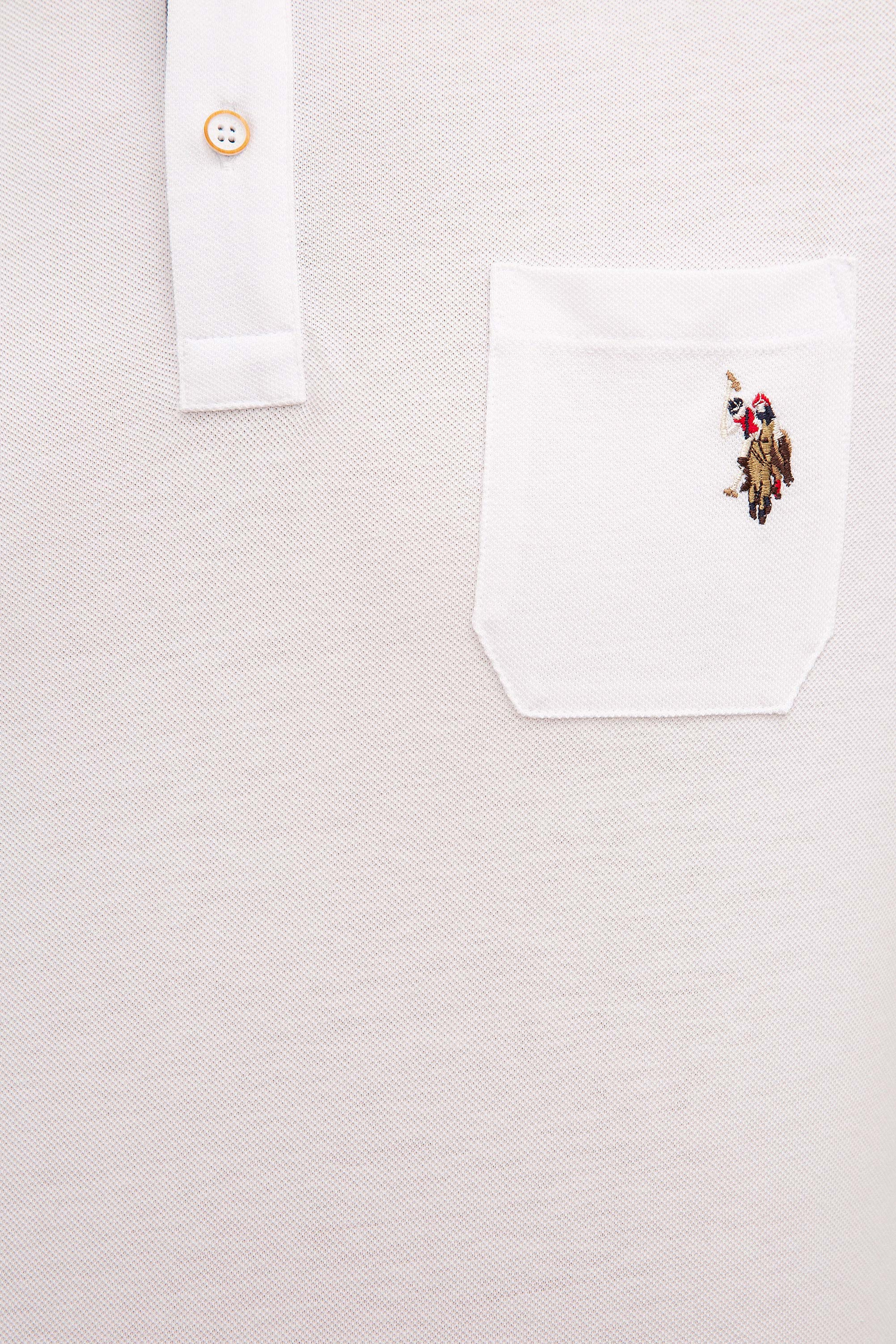 Erkek Beyaz Polo Yaka T-Shirt