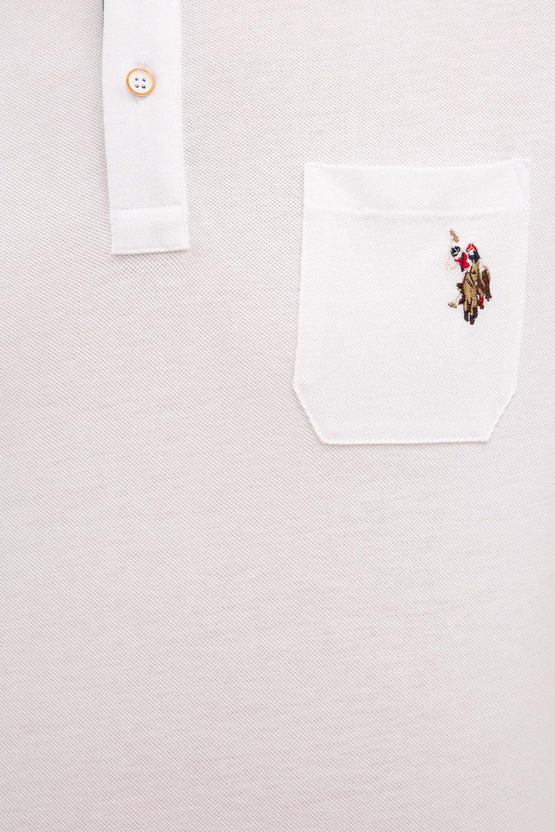 Erkek Beyaz Polo Yaka T-Shirt - 50224446001