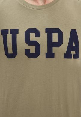 Erkek Haki Bisiklet Yaka T-Shirt Basic - 50216452122