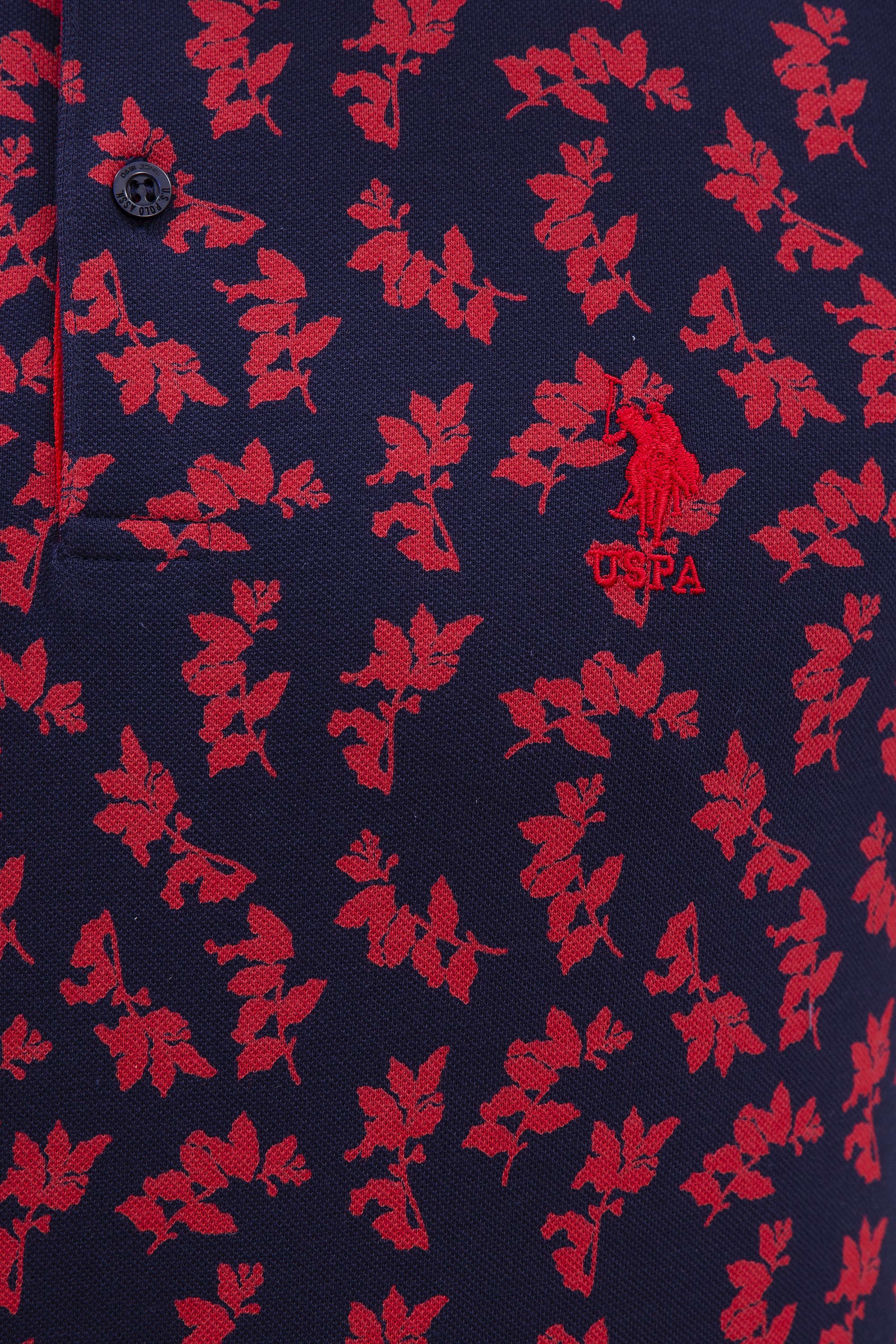 Erkek Lacivert Polo Yaka T-Shirt - Image 5
