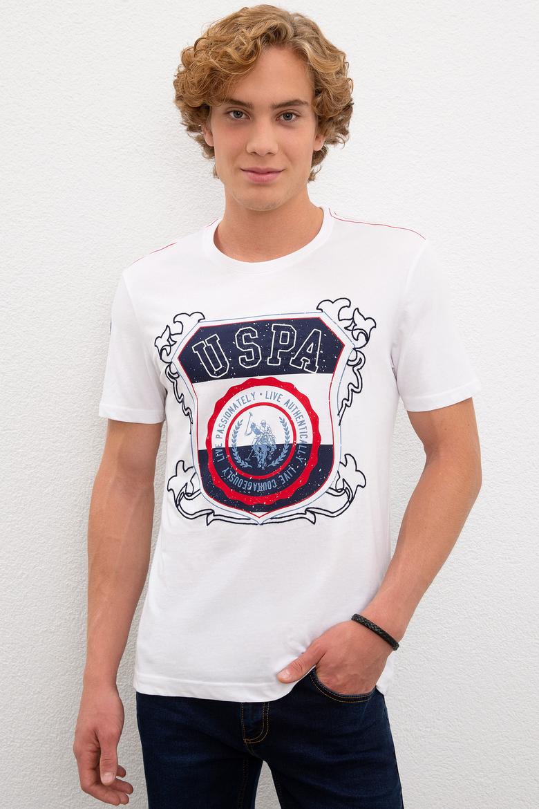 Erkek Beyaz Tişört