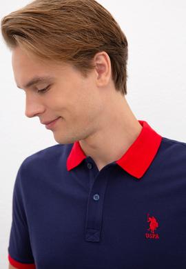 Erkek Lacivert Polo Yaka T-Shirt - 50218823027