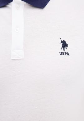Erkek Beyaz Polo Yaka T-Shirt - 50218823017