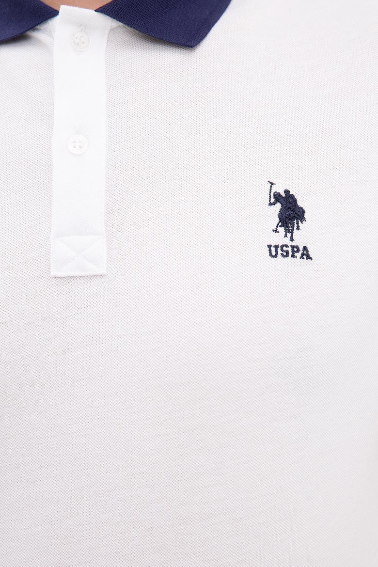Erkek Beyaz Polo Yaka T-Shirt - 50218823017