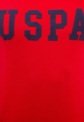 Erkek Kırmızı Bisiklet Yaka T-Shirt Basic - 50216452131