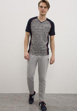 Erkek Gri Melanj  Eşofman Altı - 50222623014