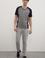 Erkek Gri Melanj  Eşofman Altı