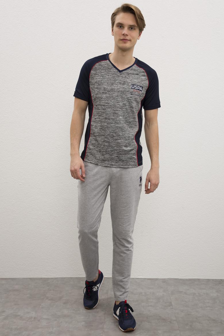 Erkek Gri Melanj  Eşofman Altı