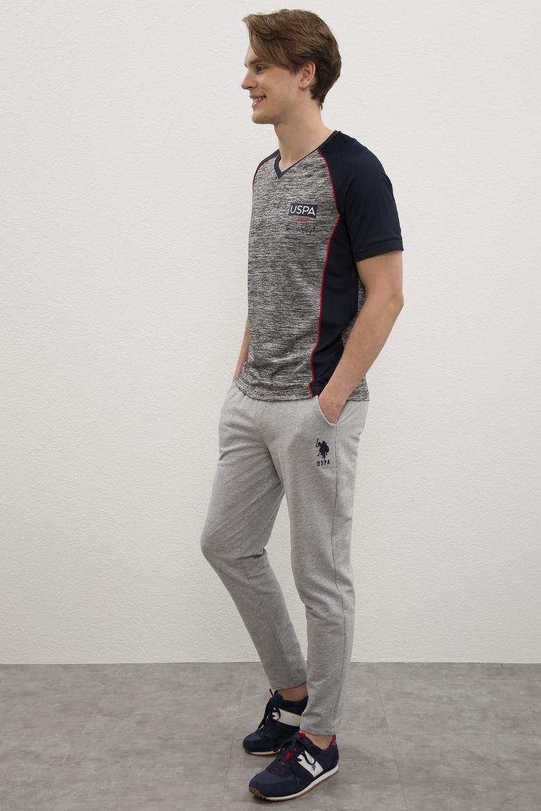 Erkek Gri Melanj  Eşofman Altı - 50222623014