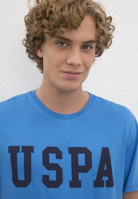 Erkek Kobalt Mavi Basic T-Shirt - 50216452151