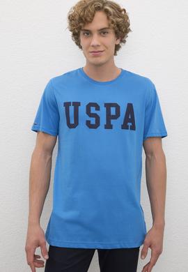 Erkek Kobalt Mavi Basic T-Shirt - 50216452151