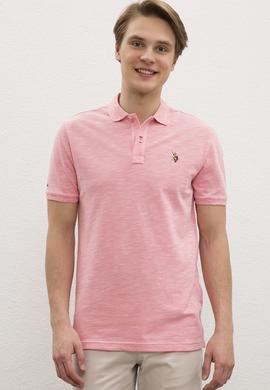 Erkek Pembe Basic T-Shirt - 50222487043